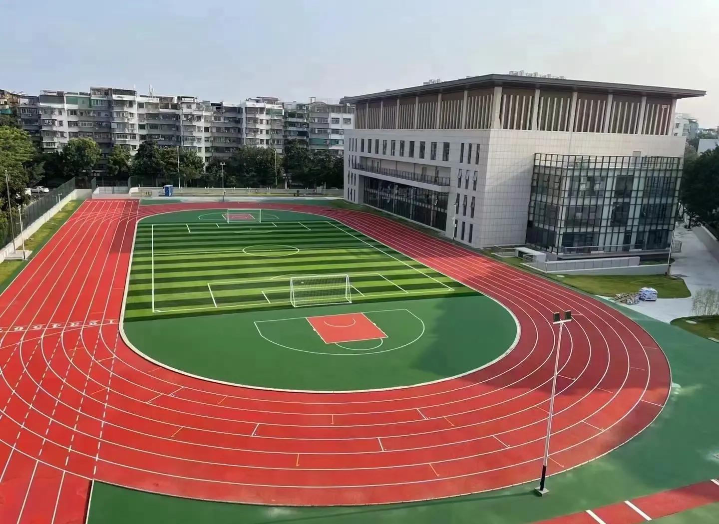 秦皇岛市硅PU材料塑胶篮球场 - 一站式服务